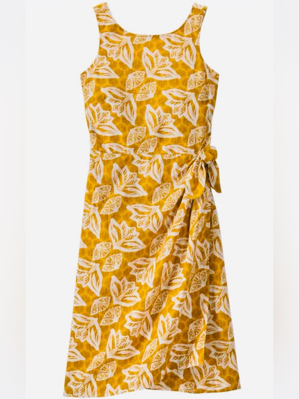 Patagonia Women's Pataloha® Dress “Grain Gold” Sz 8 EUC